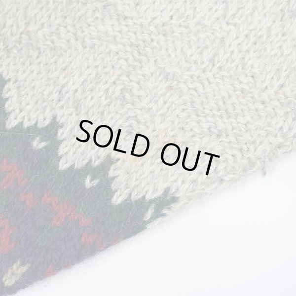 画像4: 80-90's Eddie Bauer 総柄 ウールニット "黒タグ / MADE IN USA" (4)