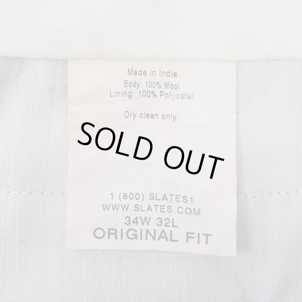 画像4: 00's Slates 2タック ウールトラウザー (4)