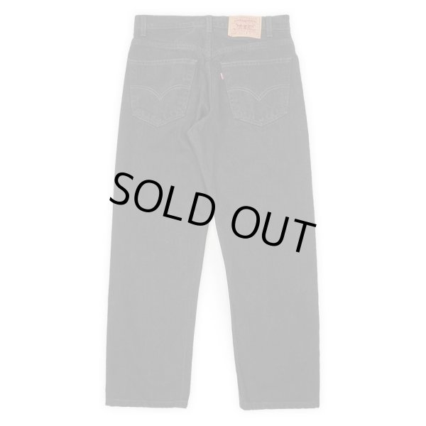 画像2: 90's Levi's 505 ブラックデニムパンツ "W32 L30" (2)