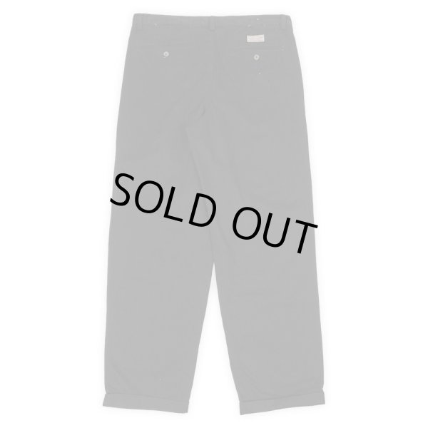 画像2: 90's OLD NAVY 2タック チノトラウザー "BLACK / W31 L30" (2)