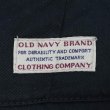 画像3: 90's OLD NAVY 2タック チノトラウザー "BLACK / W31 L30" (3)