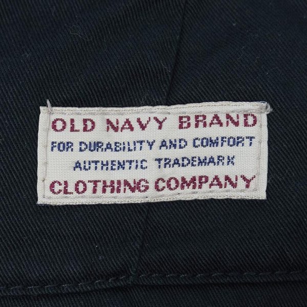 画像3: 90's OLD NAVY 2タック チノトラウザー "BLACK / W31 L30" (3)