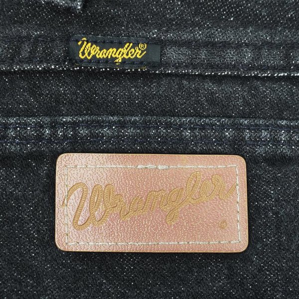 画像3: 90's Wrangler 13MWZPB 先染め ブラックデニムパンツ "MADE IN USA" (3)