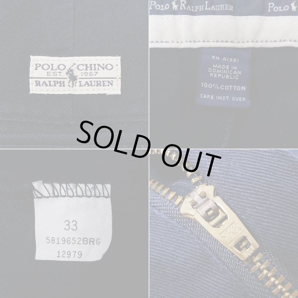 画像3: 90's Polo Ralph Lauren 2タック チノショーツ "TYLER SHORT / DEADSTOCK" (3)