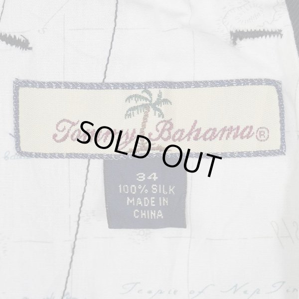 画像3: 00's Tommy Bahama 2タック シルクショーツ "DEADSTOCK / BLACK" (3)