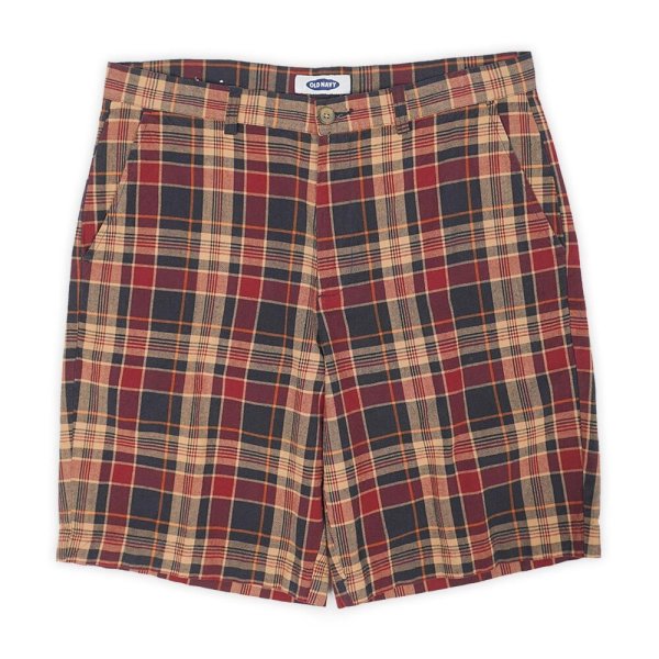 画像1: Early 00's OLD NAVY ノータック コットンショーツ (1)