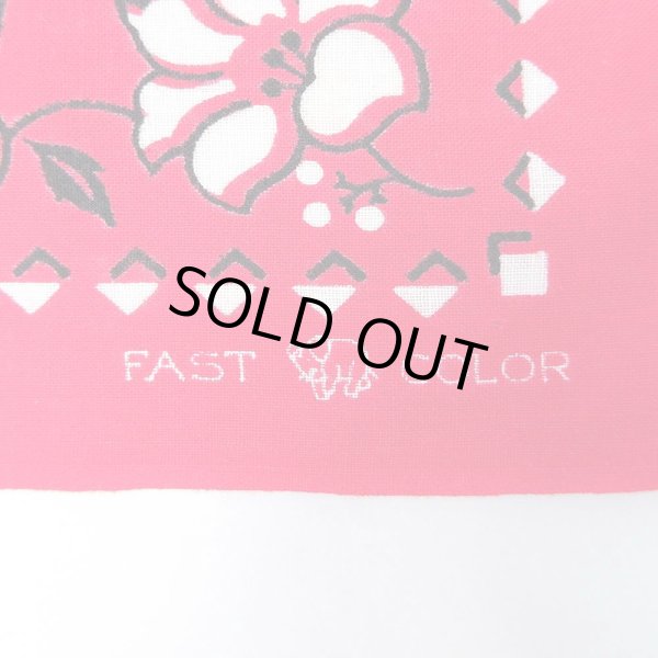 画像4: 50-60's Vintage Bandanna 2pcs SET “Flower Motif” (4)