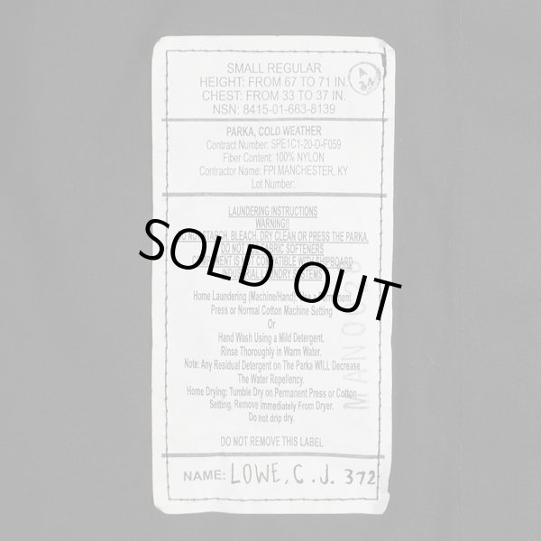 画像2: 20's US.NAVY GORE-TEX PARKA "BLACK / SMALL-REGULAR" (2)