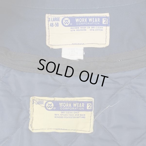 画像2: 80's WORK WEAR CORPORATION パデッドライナーワークジャケット "MADE IN USA" (2)
