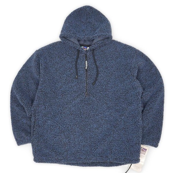 画像1: 90's STEEL BRIDGE パイルフリース アノラック "MADE IN USA / DEADSTOCK" (1)