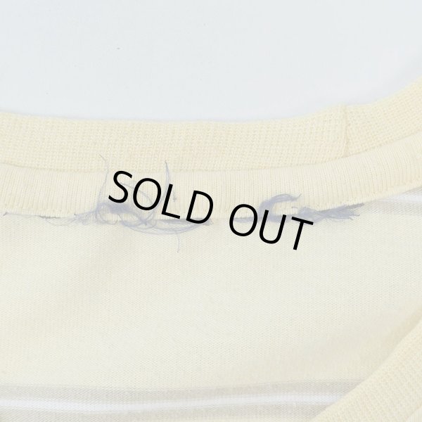 画像3: 90's PURITAN マルチボーダー ポケットTシャツ (3)