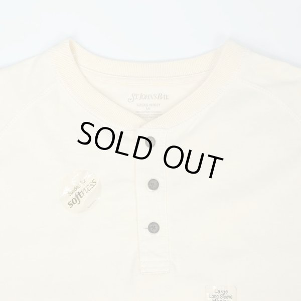 画像3: 00's ST JOHN'S BAY ヘンリーネックカットソー "DEADSTOCK" (3)