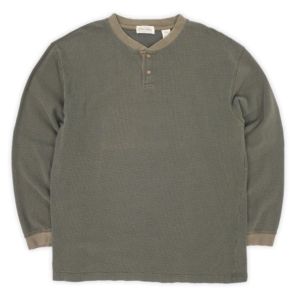 画像1: 90's ST JOHN'S BAY L/S ヘンリーネックカットソー (1)