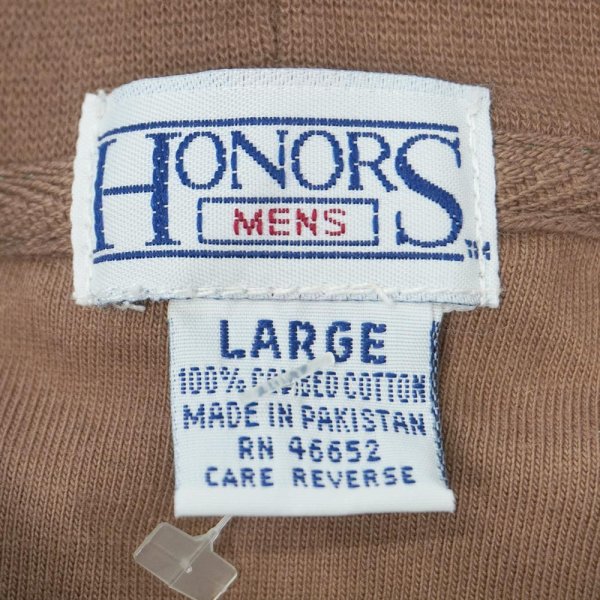 画像2: 90's HONORS フットボールTシャツ "DEADSTOCK / BROWN" (2)