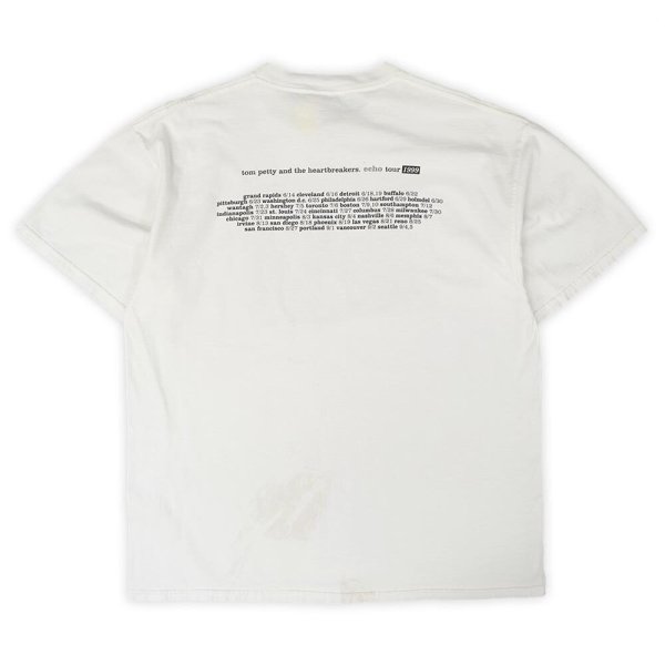 画像2: Late 90's Tom Petty And The Heartbreakers "ECHO TOUR" ツアーTシャツ (2)