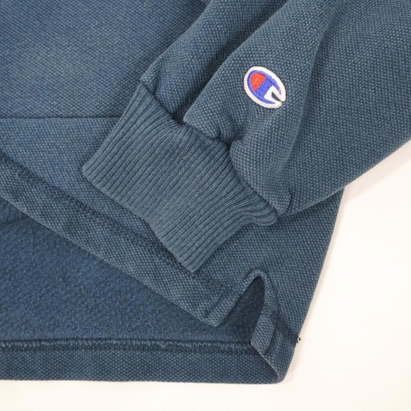 画像4: 90's Champion ヘンリーネック コットンピケカットソー "MADE IN USA" (4)