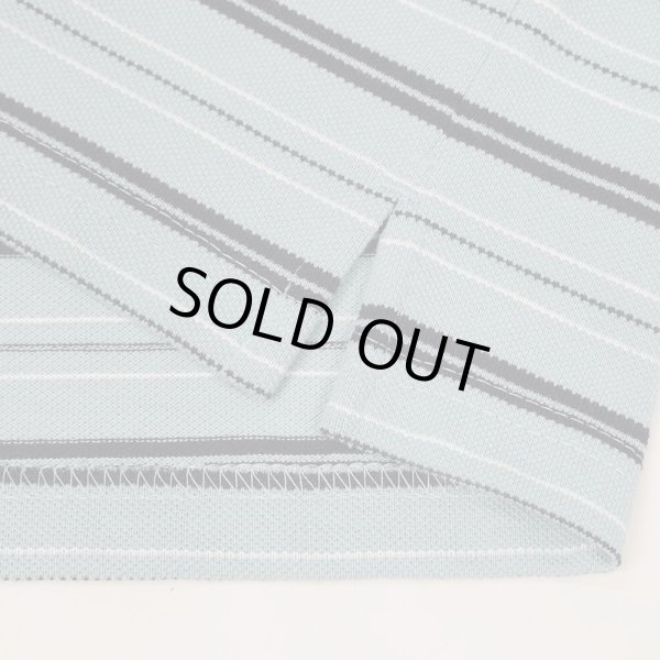 画像3: 90's BASIC EDITIONS マルチボーダー ポロシャツ "DEADSTOCK / BLUE BASE" (3)