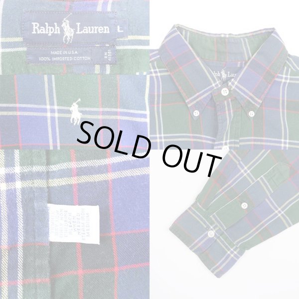 画像3: 90's Polo Ralph Lauren ボタンダウンシャツ "MADE IN USA" (3)