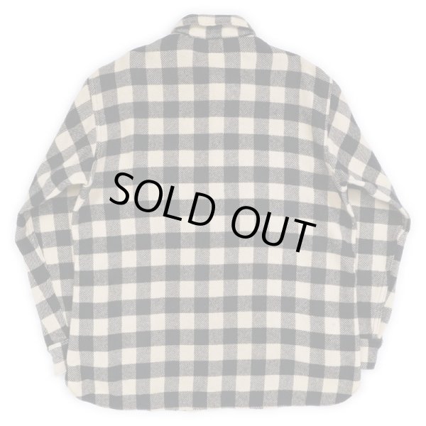 画像2: 70's L.L.Bean ウールシャツ "筆記体タグ" (2)