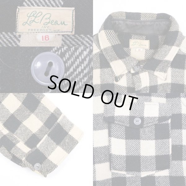画像3: 70's L.L.Bean ウールシャツ "筆記体タグ" (3)
