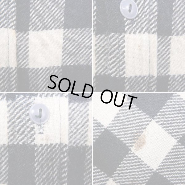 画像4: 70's L.L.Bean ウールシャツ "筆記体タグ" (4)