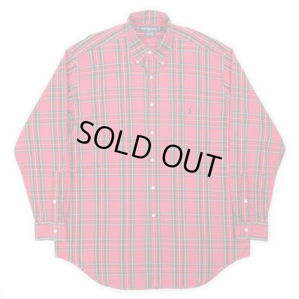 画像1: 90's Polo Ralph Lauren ボタンダウンシャツ "BIG SHIRT" (1)