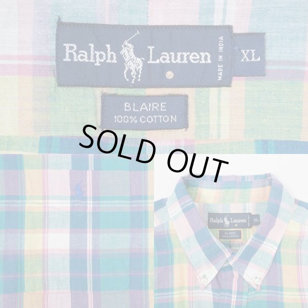 画像3: 90's Polo Ralph Lauren S/S ボタンダウンシャツ "BLAIRE" (3)