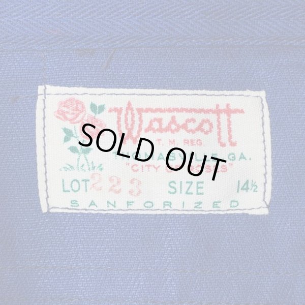 画像3: 50's Wascott HBT ワークシャツ "DEADSTOCK" (3)