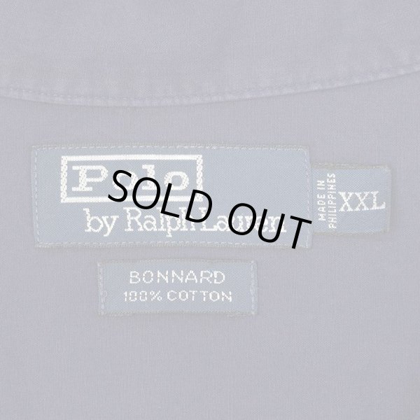 画像3: 90's Polo Ralph Lauren L/S コットンシャツ "BONNARD" (3)