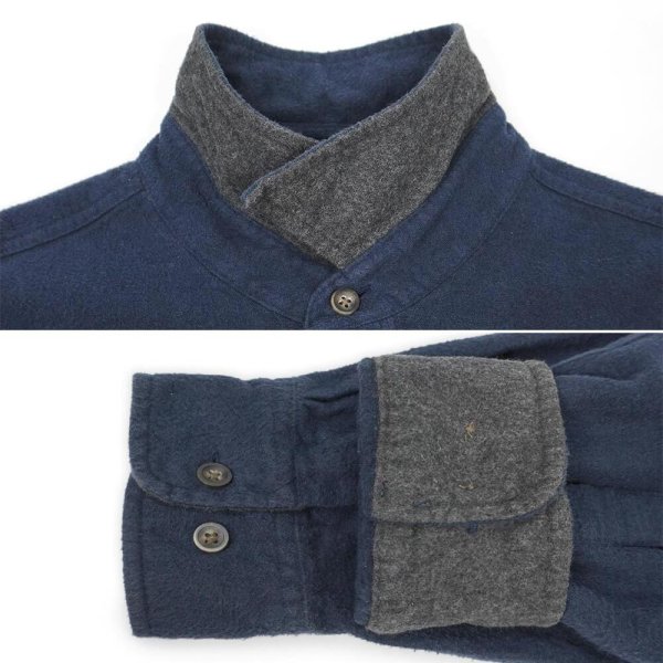 画像3: 90's ST JOHN'S BAY シャモアクロス ワークシャツ (3)