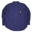 画像1: 00's Polo Ralph Lauren ボタンダウンシャツ "エンブレムロゴ刺繍 / CLASSIC FIT" (1)