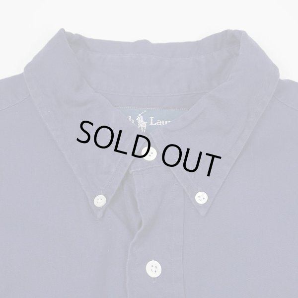 画像3: 00's Polo Ralph Lauren ボタンダウンシャツ "エンブレムロゴ刺繍 / CLASSIC FIT" (3)