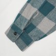 画像4: 80's SUNSHINE MOUNTAIN PRODUCTS ヘビーネルシャツ "GREEN×GRAY / MADE IN USA / FIVE BROTHER OEM" (4)