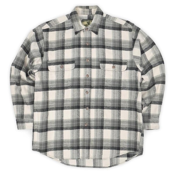 画像1: 00's FIELD & STREAM ヘビーネルシャツ “Gray Plaid” (1)