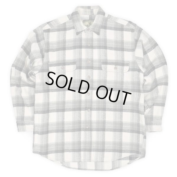 画像1: 00's FIELD & STREAM ヘビーネルシャツ “Gray Plaid” (1)