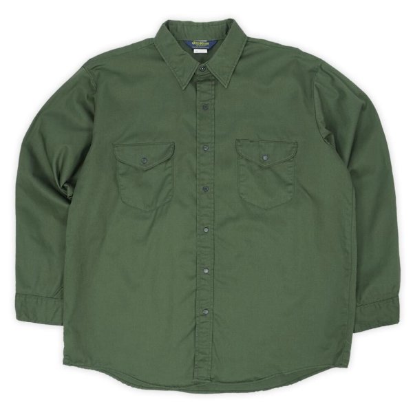 画像1: 80's OSHKOSH スナップボタン ワークシャツ “MADE IN USA” (1)
