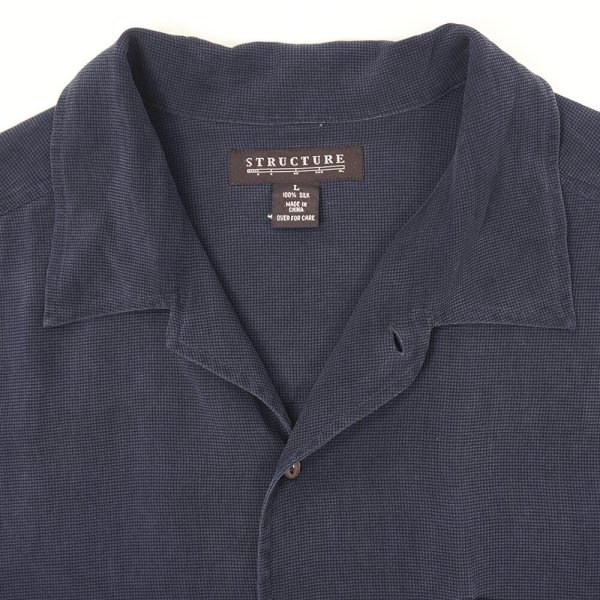 画像3: 90's STRUCTURE S/S シルクシャツ (3)