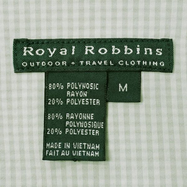 画像2: 00's Royal Robbins S/S レギュラーカラー ボックスシャツ (2)