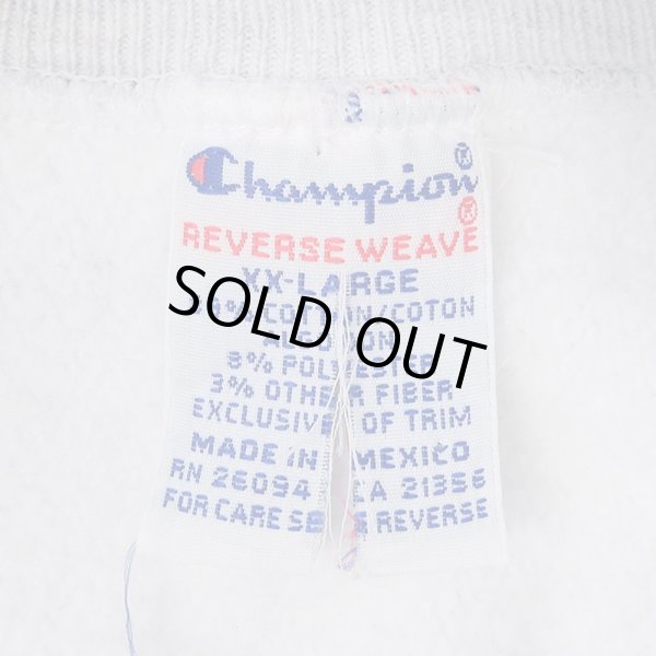 画像3: Early 00's Champion リバースウィーブスウェット "両面+袖プリント" (3)