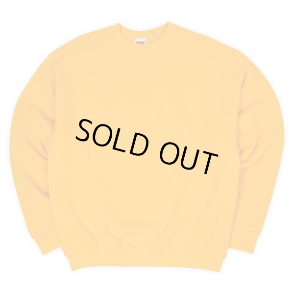 画像1: 90-00's Fruit of the loom ブランクスウェット "DEADSTOCK / YELLOW" (1)