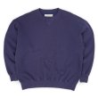 画像1: 90's L.L.Bean × RUSSELL 前V ブランクスウェット "MADE IN USA / FADE NAVY" (1)