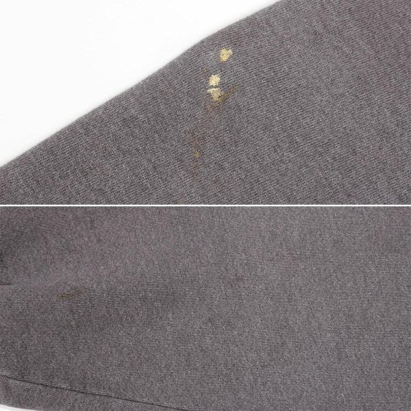 画像4: 00's NIKE ロゴ刺繍 スウェット "CHARCOAL" (4)