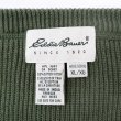 画像2: 90's Eddie Bauer 前V コットンニット "白タグ" (2)