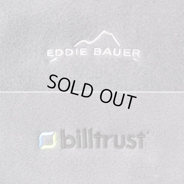 画像4: 00's Eddie Bauer フリースベスト "企業ロゴ刺繍" (4)