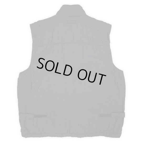 画像2: 00's OLD GAP フリースライナー ナイロンベスト "BLACK" (2)