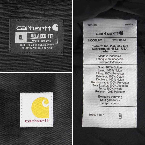 画像2: 00's Carhartt × Amazon ダックベスト "DEADSTOCK / BLACK" (2)