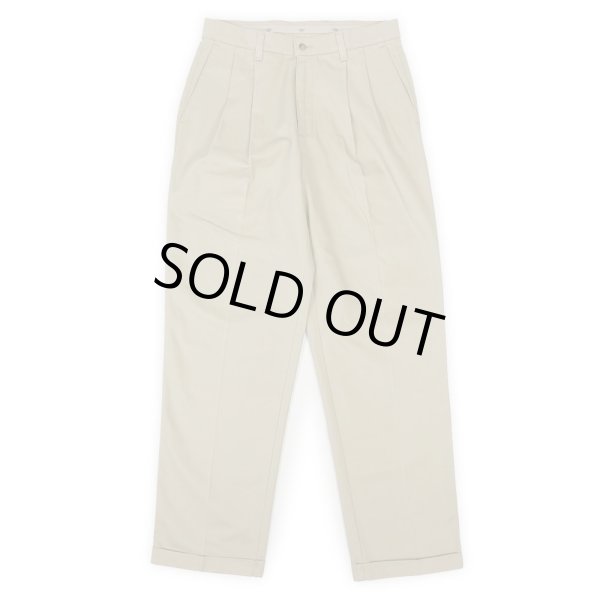 画像2: 00's DOCKERS 2タック チノトラウザー "DEADSTOCK / BEIGH / W32 L32" (2)