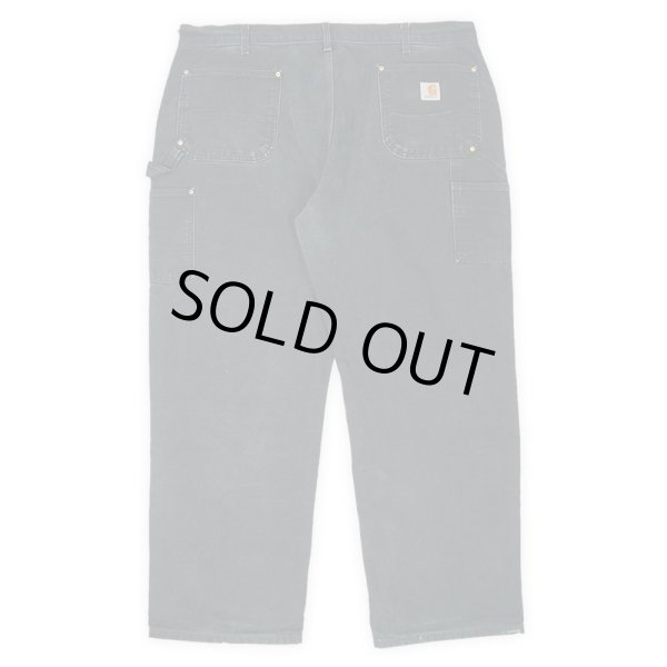 画像2: 00's Carhartt ダブルニー ダックペインターパンツ "BLACK / MADE IN USA" (2)