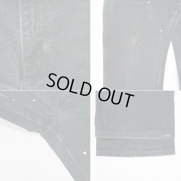 画像5: 00's Carhartt ダブルニー ダックペインターパンツ "BLACK / MADE IN USA" (5)