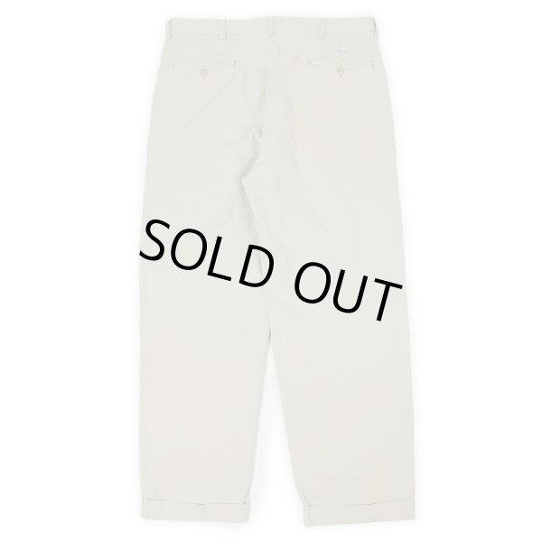 画像2: 90's Polo Ralph Lauren 2タック チノトラウザー "HAMMOND PANT / BEIGH" (2)
